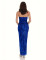 E557  Petite Blue Boobtube Dress
