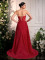 E569 Red Sequins Corset Dress