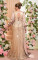 P205 Satin and Sequin Gown