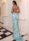 E062 Mint  Mermaid Dress