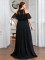 P072 Petru Mesh Cold Shoulder Dress