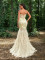 E702  Yellow Memaid Lace Dress