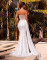E764 White Sequins Corset Dress