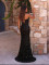 E767 Full Sequins Strapless Gown
