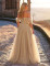 P256 Golden Ballgown with Flowers