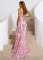 E005 Pink Strapless Dress