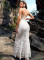 E058 Jade White Butterfly Dress