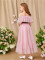 G007 Pink and Black Dress
