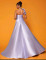 E384 Lilac Floral Elegant Gown